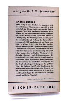 Bücher des Wissens Nr. 76: Luther (Einleitung von Helmut Gollwitzer)
